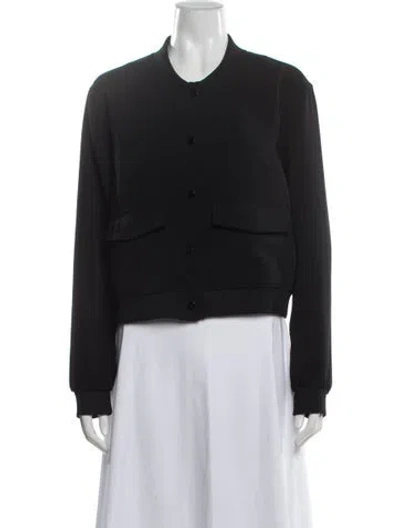 Pre-owned Joie Bomber Jacket In Black