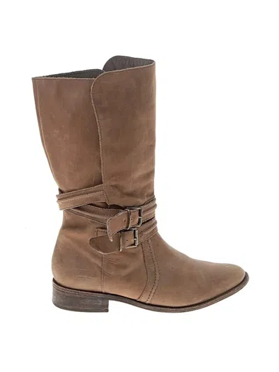 Pre-owned Joie Boots In Brown