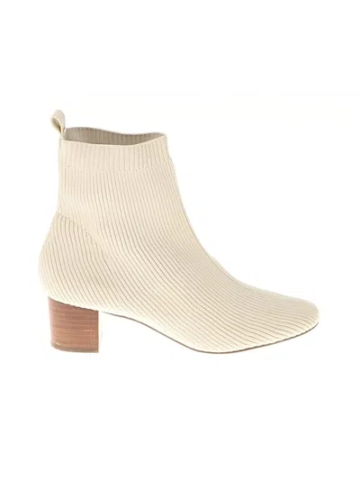 Pre-owned Joie Boots In Ivory