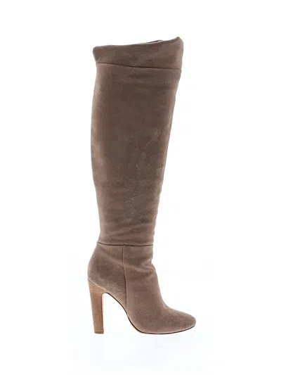 Pre-owned Joie Boots In Tan