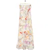 Joie Brynne Strapless Silk Dress In Multi