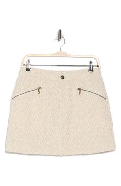 Joie Camden Miniskirt In Creme Brulee And Porcelain