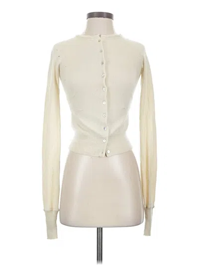 Pre-owned Joie Cardigan Sweater In Ivory