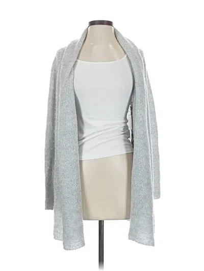 Pre-owned Joie Cardigan Sweater In Silver
