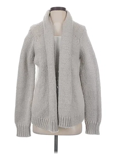 Pre-owned Joie Cardigan Sweater In Silver
