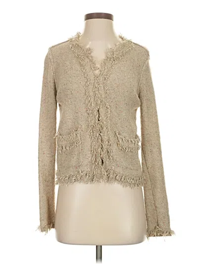 Pre-owned Joie Cardigan Sweater In Tan