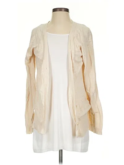 Pre-owned Joie Cardigan Sweater In White
