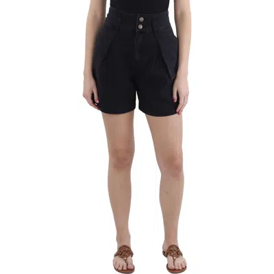 Joie Carine Womens Pleated Denim Denim Shorts In Multi