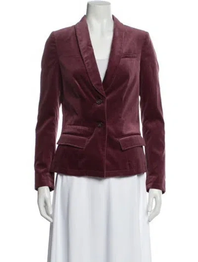 Pre-owned Joie Cashmere Blazer In Red