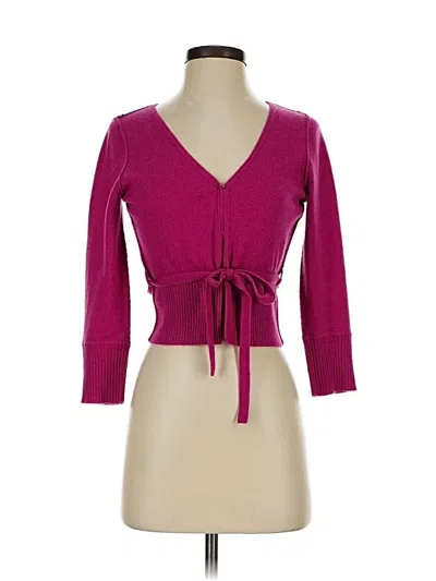 Pre-owned Joie Cashmere Cardigan Sweater In Pink