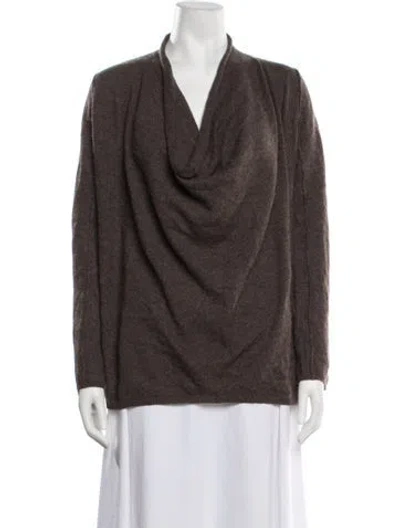 Pre-owned Joie Cashmere Cowl Neck Sweater In Brown