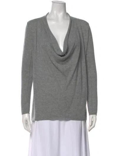 Pre-owned Joie Cashmere Cowl Neck Sweater In Gray