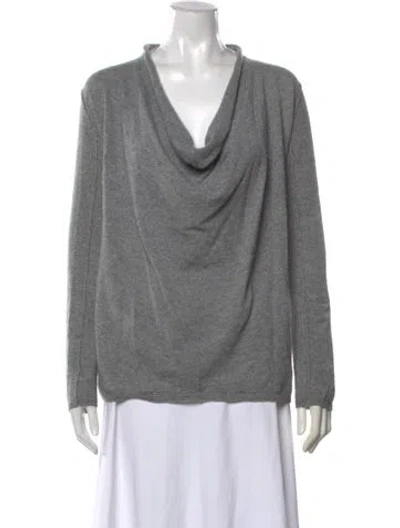 Pre-owned Joie Cashmere Cowl Neck Sweater In Grey