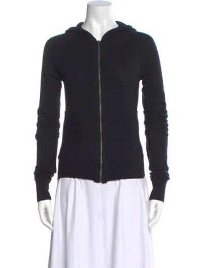 Pre-owned Joie Cashmere Crew Neck Sweater In Black