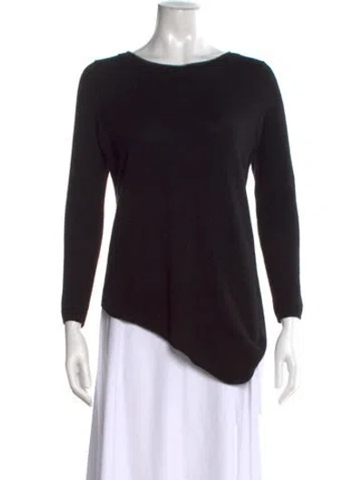 Pre-owned Joie Cashmere Crew Neck Sweater In Blue