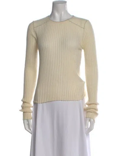 Pre-owned Joie Cashmere Crew Neck Sweater In Neutral