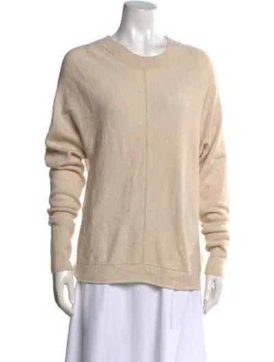Pre-owned Joie Cashmere Crew Neck Sweater In Neutral