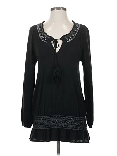 Pre-owned Joie Cashmere Pullover Sweater In Black