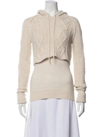Pre-owned Joie Cashmere Scoop Neck Sweater In Neutrals