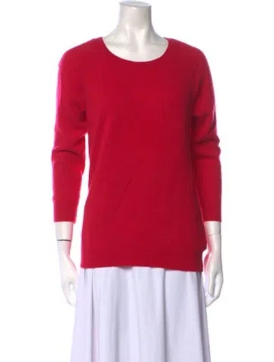 Pre-owned Joie Cashmere Scoop Neck Sweater In Pink
