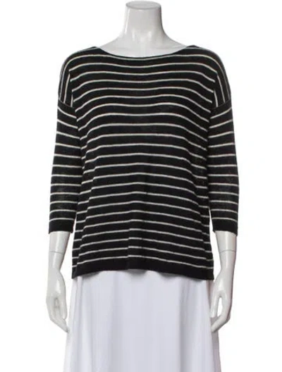Pre-owned Joie Cashmere Striped Sweater In Multi