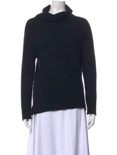 Pre-owned Joie Cashmere Turtleneck Sweater In Black