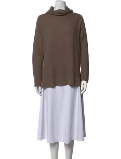 Pre-owned Joie Cashmere Turtleneck Sweater In Brown