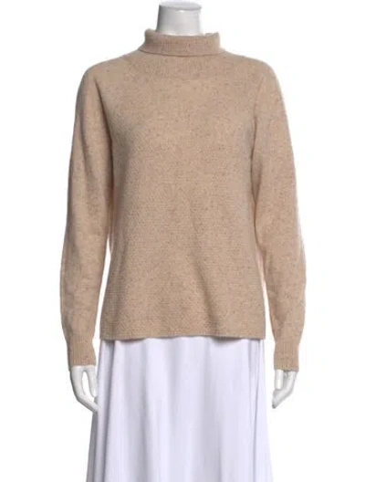 Pre-owned Joie Cashmere Turtleneck Sweater In Neutral