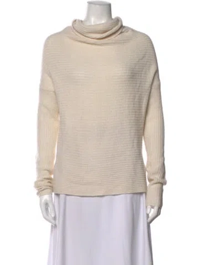 Pre-owned Joie Cashmere Turtleneck Sweater In Neutrals