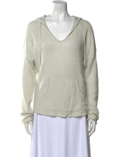 Pre-owned Joie Cashmere V-neck Sweater In Blue