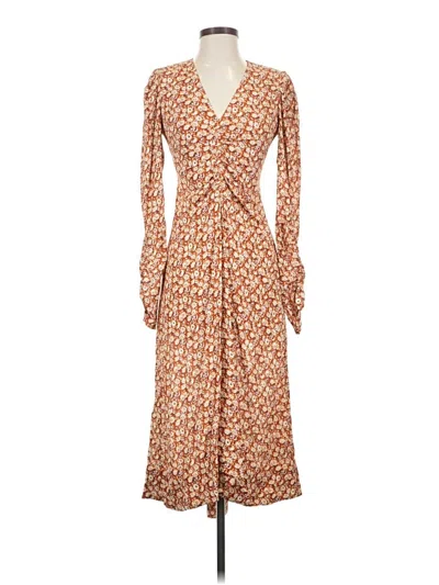 Pre-owned Joie Casual Dress In Brown