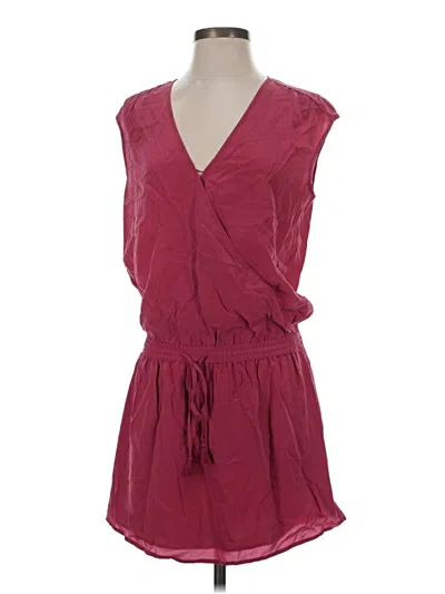Pre-owned Joie Casual Dress In Burgundy