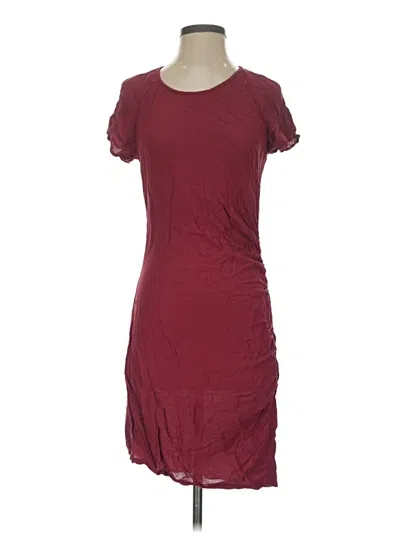 Pre-owned Joie Casual Dress In Burgundy