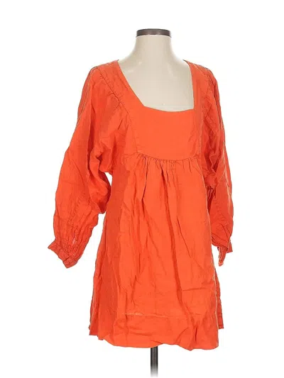 Pre-owned Joie Casual Dress In Orange