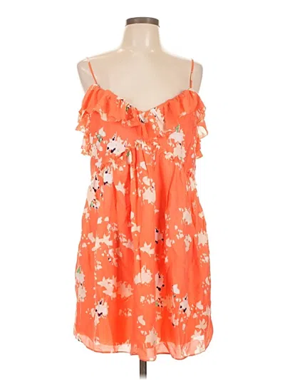 Pre-owned Joie Casual Dress In Orange