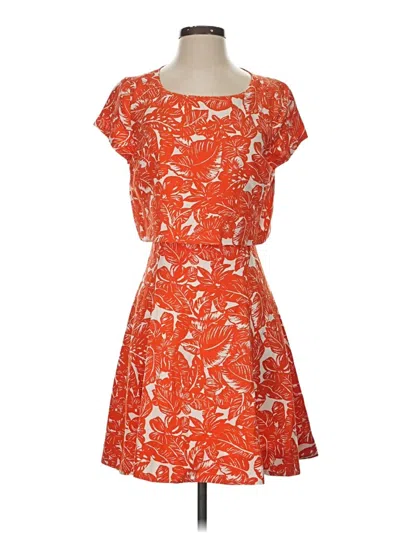 Pre-owned Joie Casual Dress In Orange