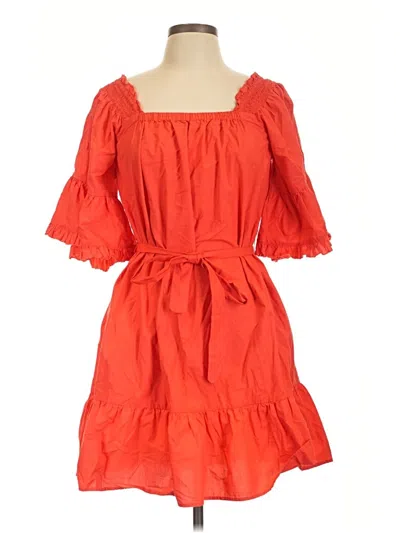 Pre-owned Joie Casual Dress In Orange