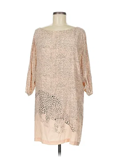 Pre-owned Joie Casual Dress In Tan