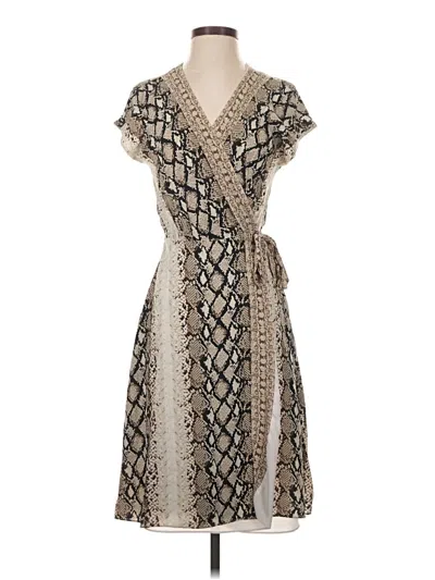 Pre-owned Joie Casual Dress In Tan