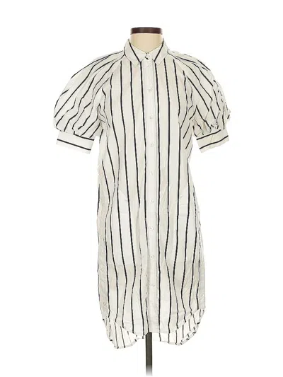 Pre-owned Joie Casual Dress In White