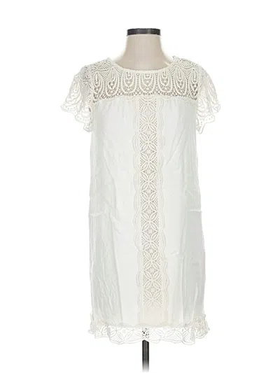 Pre-owned Joie Casual Dress In White