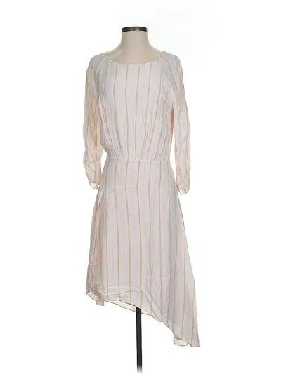 Pre-owned Joie Casual Dress In White