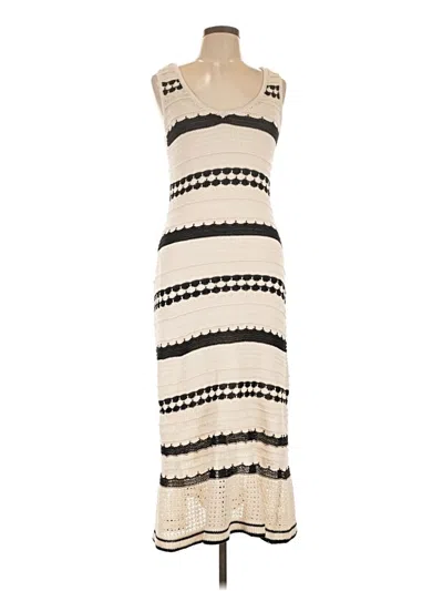 Pre-owned Joie Casual Dress In White