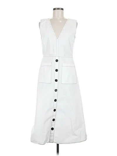 Pre-owned Joie Casual Dress In White