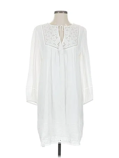 Pre-owned Joie Casual Dress In White