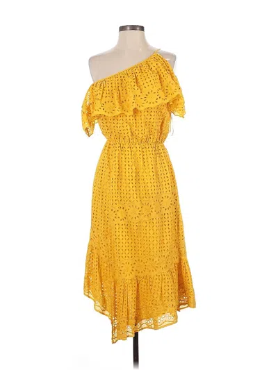 Pre-owned Joie Casual Dress In Yellow