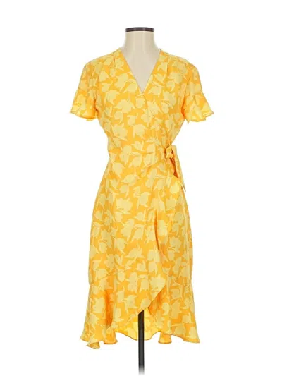 Pre-owned Joie Casual Dress In Yellow