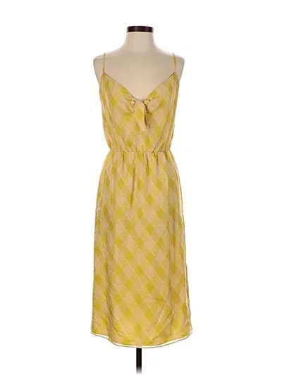 Pre-owned Joie Casual Dress In Yellow