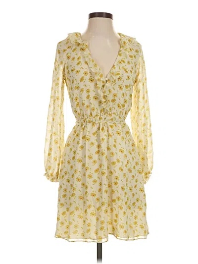 Pre-owned Joie Casual Dress In Yellow
