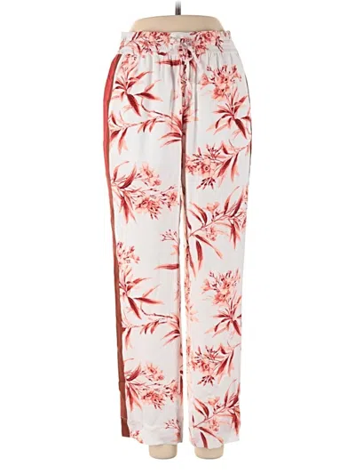 Pre-owned Joie Casual Pants In Burgundy